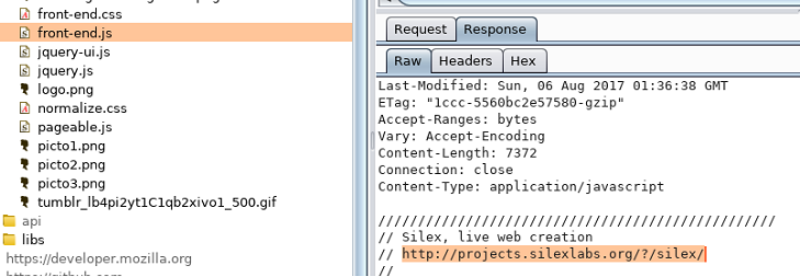 Lazysysadmin Web Recon Silex Vendor