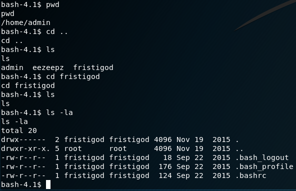 Fristileaks Vulnhub Writeup - by leomccavana.com - privesc - inspecting /home/fristigod folder