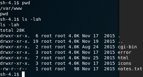 Fristileaks Vulnhub Writeup - by leomccavana.com - privesc - /var/www inspected