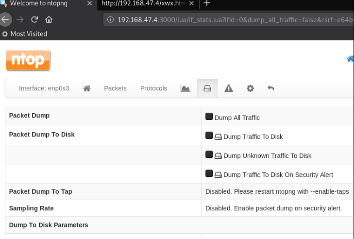 Wintermute Part 1 - Straylight Vulnhub Writeup by leomccavana.com - Web Recon - ntopng review